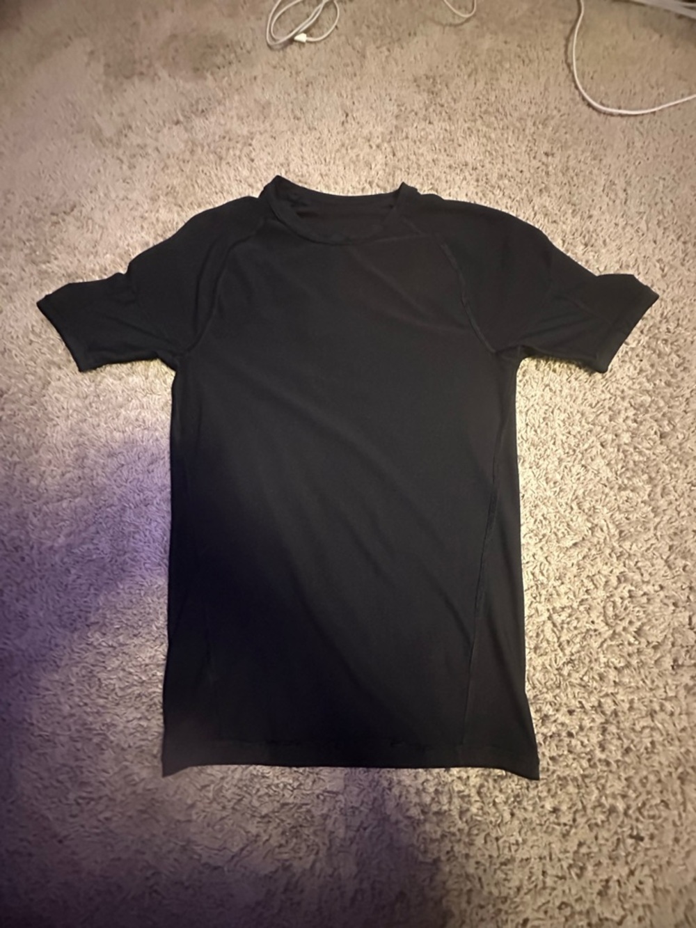 Black Athletic Compression Tee